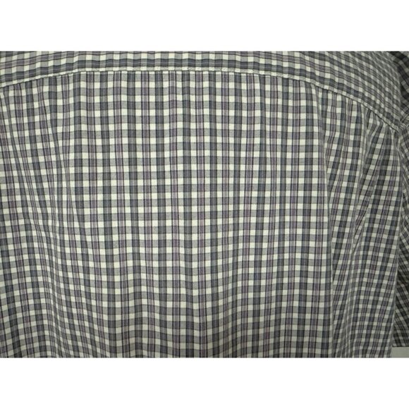 J. Crew Mens Casual Relaxed Fit Cotton Button Down Short Sleeve Plaid Shirt Sz L - Picture 3 of 4